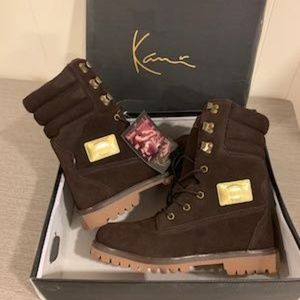 Karl Kani  High top Boots Mens 9 Chocolate